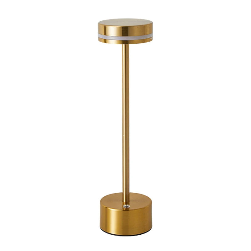 Touch Small Night Light LED Aluminum Material Desk Light Adjustable Brightness Reading Table Lamp for Gift Bedroom Home Decor