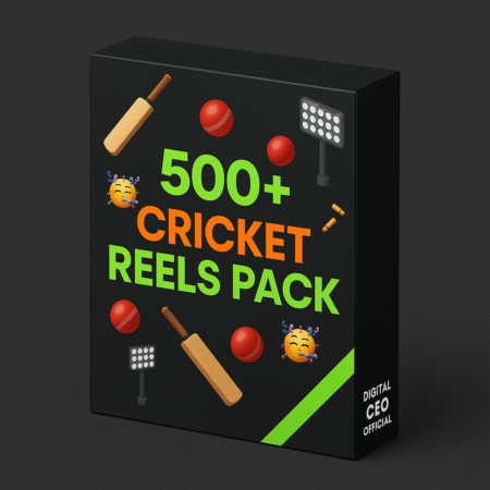 500+ Cricket Reels Bundle
